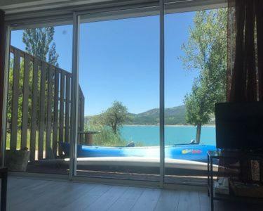 Rez De Plage-Canoe+Paddle-70M² Savines Exteriör bild