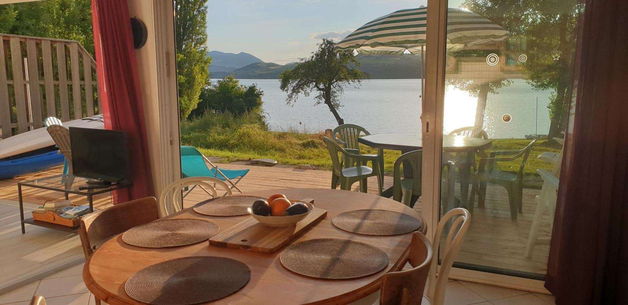 Rez De Plage-Canoe+Paddle-70M² Savines Exteriör bild